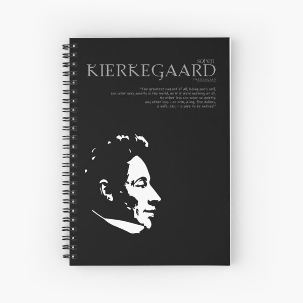 A Quote By Søren Kierkegaard Spiral Notebook