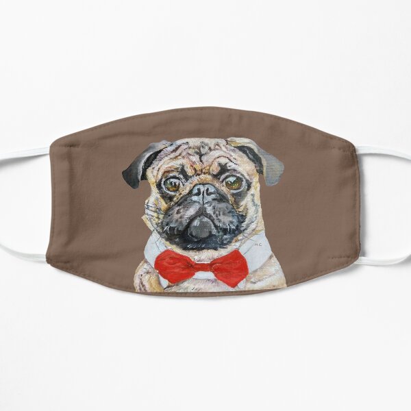 Pug (oil painting) Mask