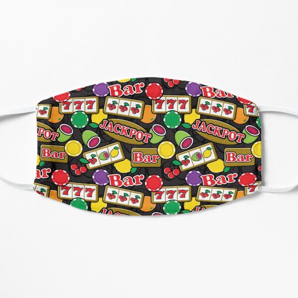 Casino Jackpot Lucky Slot Machine Fruit Slots Pattern Mask
