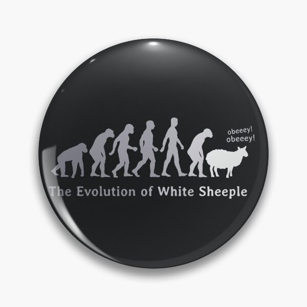 Item preview, Evolution of White Sheeple designed and sold by 73553.