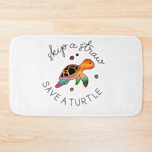Item preview, Skip a Straw save a Turtle Save the Turtles designed and sold by Sioox.