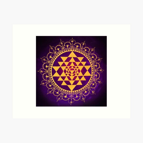 Item preview, Sacred Geometry Sri Yantra designed and sold by monchie.