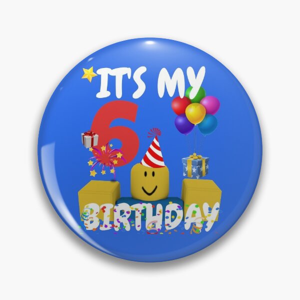 Roblox Noob Birthday Boy It S My 5th Birthday Fun 5 Years Old Gift T Shirt Pin By Smoothnoob Redbubble - roblox old badges names