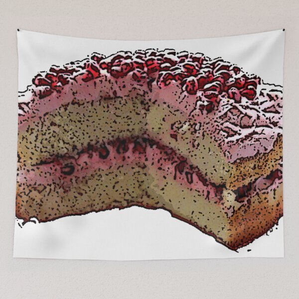 Item preview, pomegranate cake designed and sold by designbywhacky.