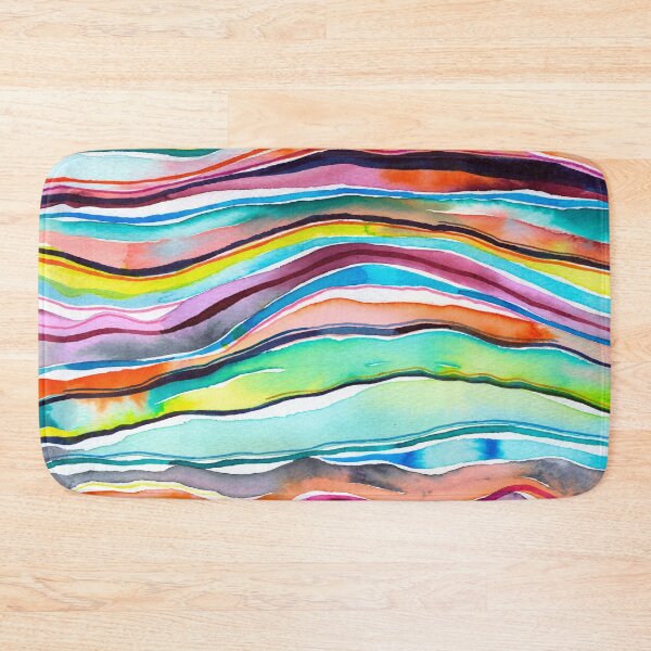 Item preview, Colorful Abstract Watercolor Mineral Layers designed and sold by ninoladesign.