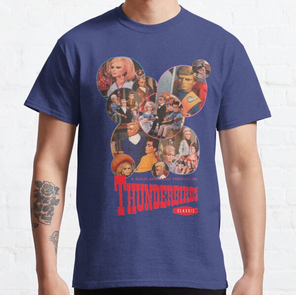 Thunderbirds, The Tracy Family, Officially Licensed Fan Art Classic T-Shirt