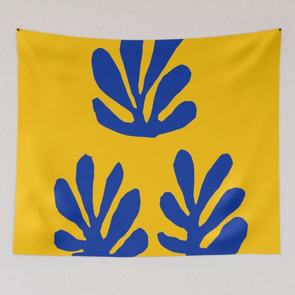 Item preview, Matisse Leaves Yellow Blue designed and sold by ShaMiLaB.