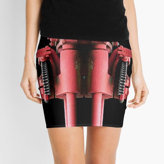 Red Machine Mini Skirt