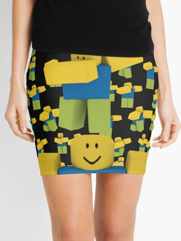 Roblox Dabbing Dancing Dab Noobs Meme Gamer Gift Mini Skirt By Smoothnoob Redbubble - big skirt roblox