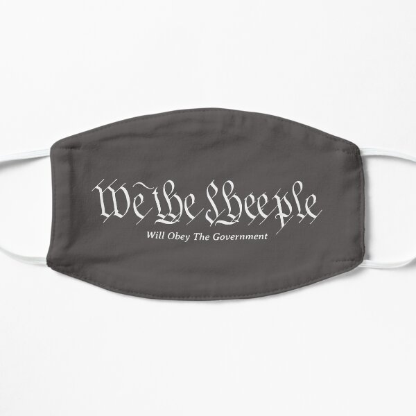 We The Sheeple Flat Mask