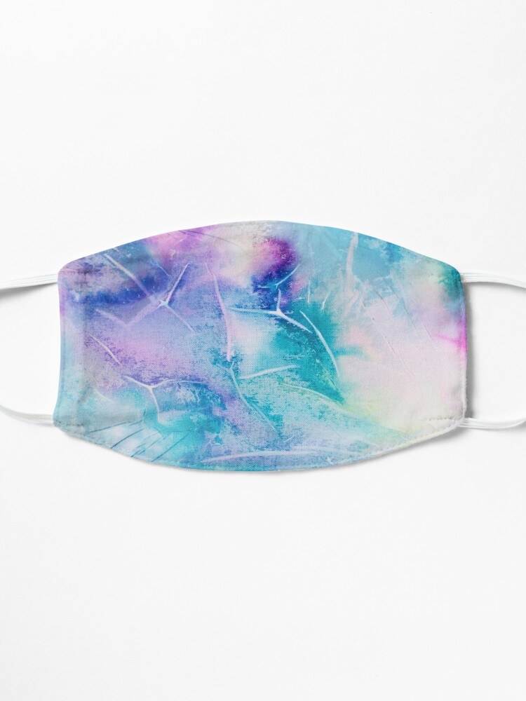 Alternate view of Inky pastel colorful handpainted texture Mask