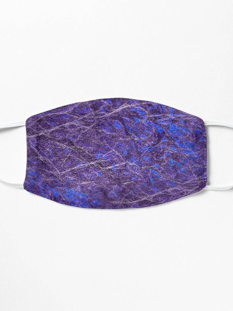 Alternate view of Violet blue marble color fancy Mask