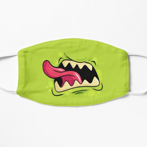 Download Monster Mouth Yellow Respirator Masks With Laughing Mouth Mask By Bellabilder Redbubble PSD Mockup Templates