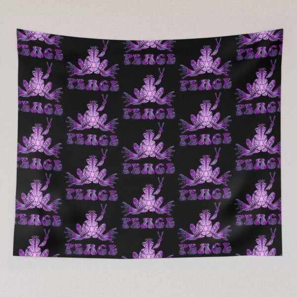 Item preview, Purple Peace Frog designed and sold by natnat7w.