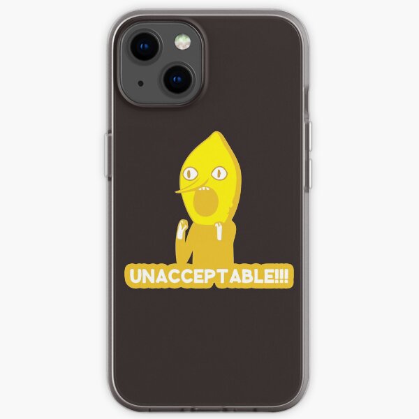 Adventure Time Lemongrab Unacceptable iPhone Soft Case