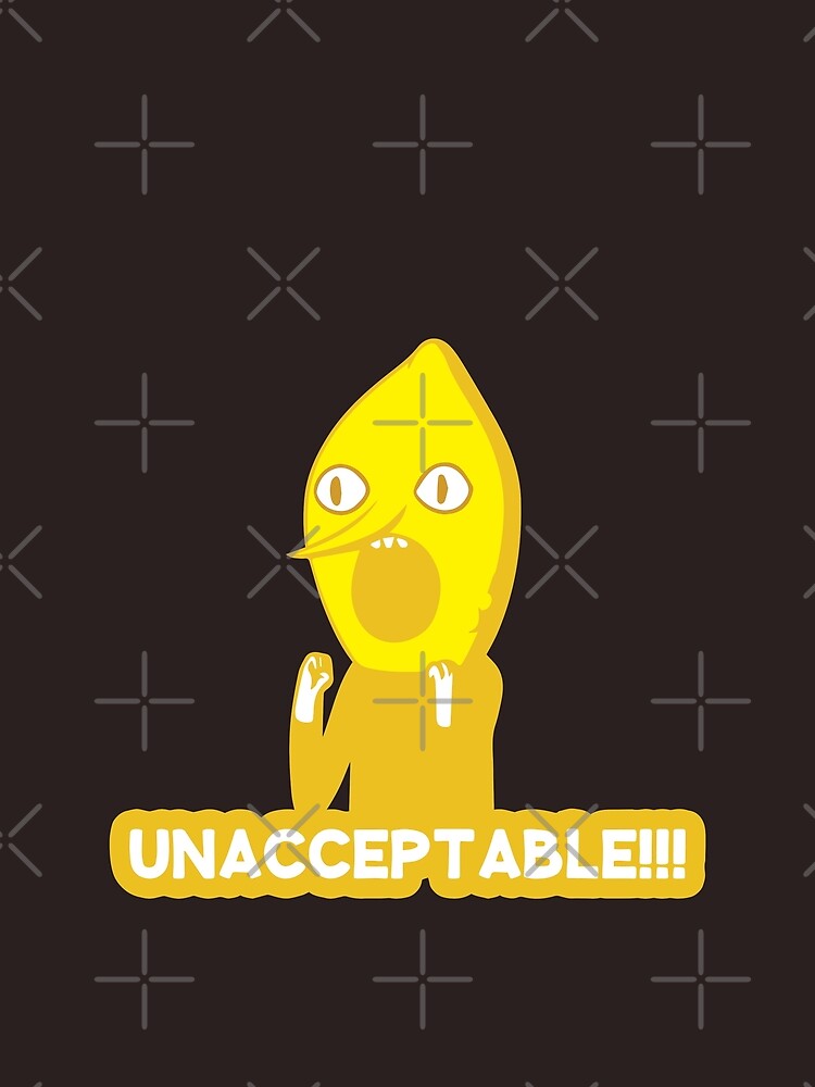 Thumbnail 5 von 5, Grafik T-Shirt, Adventure Time Lemongrab Inakzeptabel designt und verkauft von rainbowdreamer.