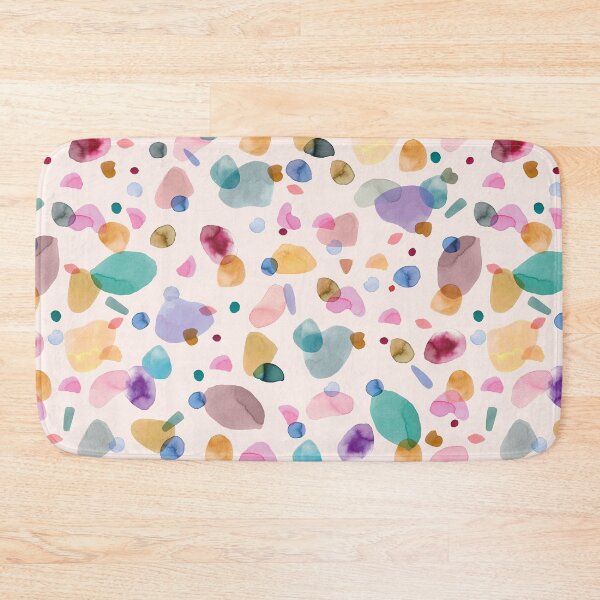 Item preview, Pebbles Rounded Memphis Terrazo Colorful designed and sold by ninoladesign.