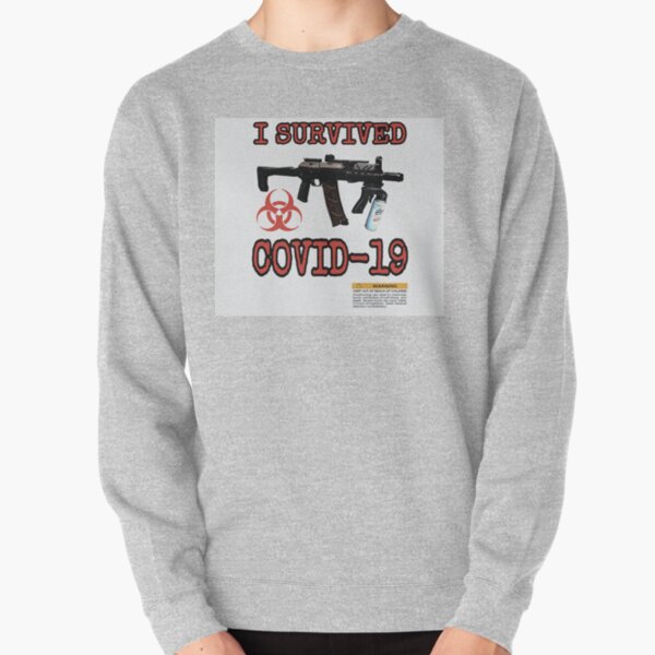 Korona Kami I Survived COVID-19 Sweatshirt épais