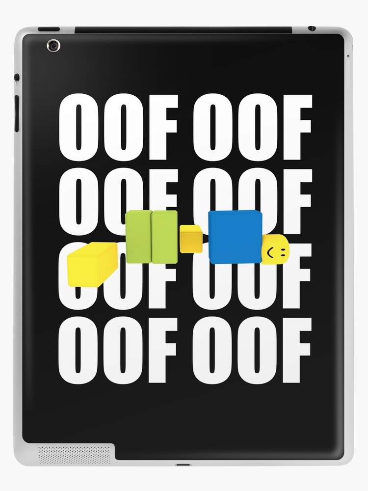Roblox Oof Meme Funny Noob Gamer Gifts Idea Ipad Case Skin By Smoothnoob Redbubble - how to dress like a noob in roblox on ipad