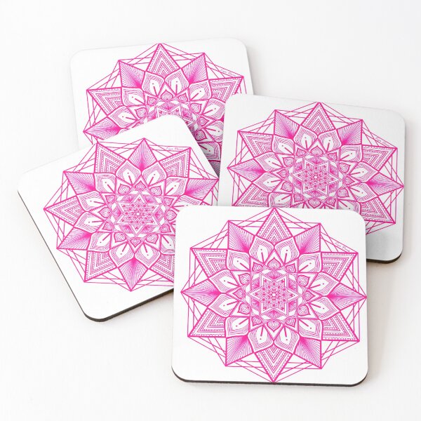 Item preview, Pink Outline Mandala designed and sold by KyjdArts.