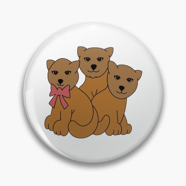 Item preview, Three cute brown street cats designed and sold by GR-ART.