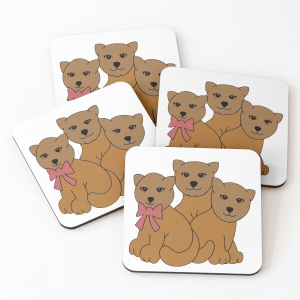 Item preview, Three cute brown street cats designed and sold by GR-ART.