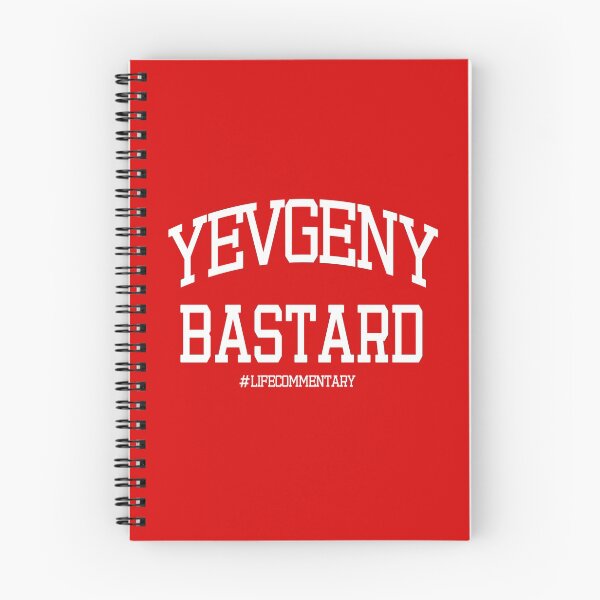 Item preview, Yevgeny Bastard White #LifeCommentary designed and sold by nickheathsport.