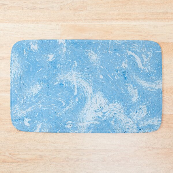 Item preview, Abstract Dripping Brushstrokes Blue designed and sold by ninoladesign.