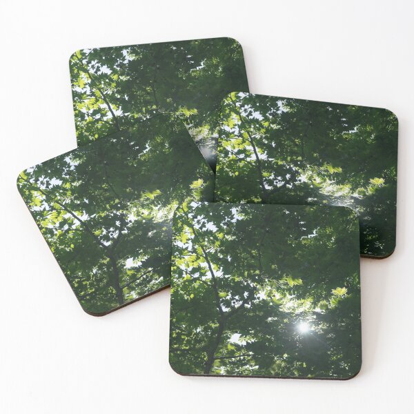 Item preview, Sycamore Sunburst - Under the Shiny Biophilic Leaf Mosaic designed and sold by Georgia Mizuleva.