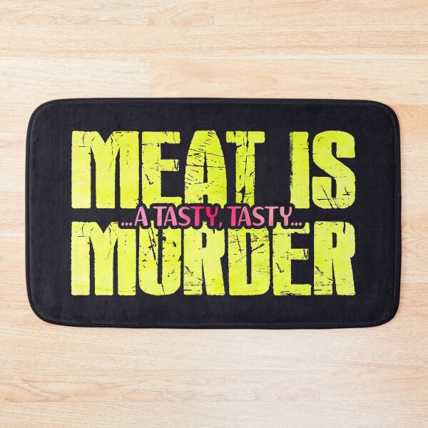Item preview, Meat is a tasty murder! Carnivore humor designed and sold by RAWWR.