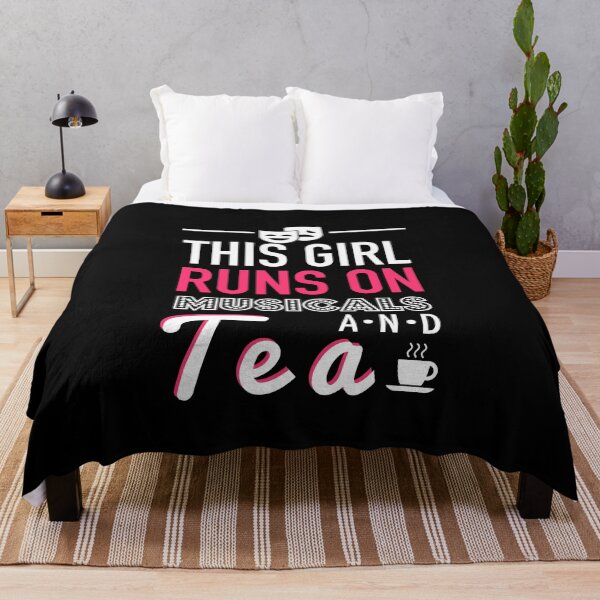 Item preview, This Girl Runs On Musicals and Tea (Fueled by Musicals and Tea) designed and sold by JukeLox.