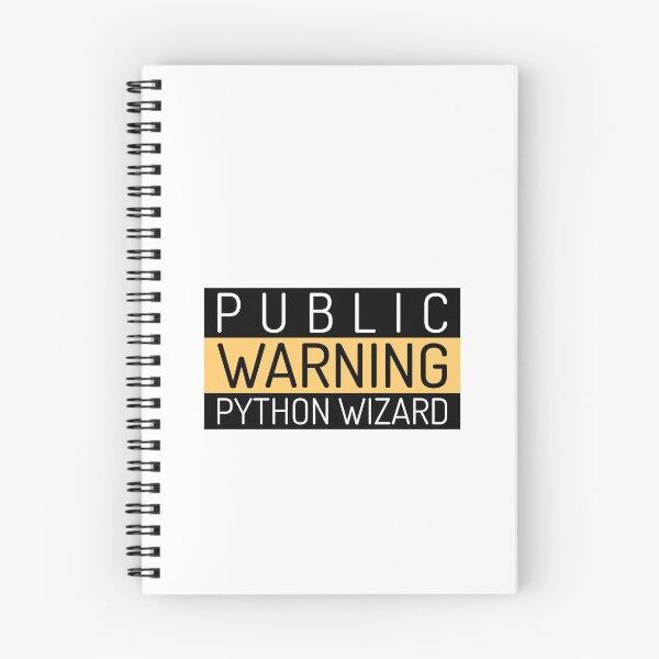 Item preview, Public Warning Python Wizard White  designed and sold by clubtee.