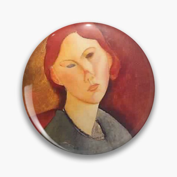 Item preview, Vintage Portrait painting by  Amedeo Modigliani (Italian, Livorno 1884–1920 Paris) designed and sold by Vintage Designs +.