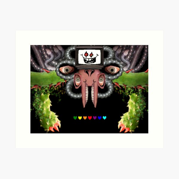 Flowey from Undertale Art Print by GamingMerch