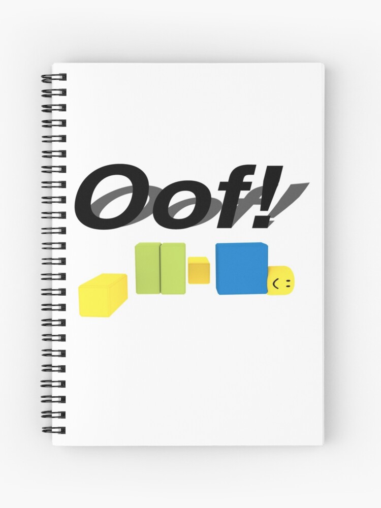 Cuaderno De Espiral Uf Roblox Oof Noob Gift For Gamers Oof Meme Para Ninos De Smoothnoob Redbubble - memes de roblox para niños