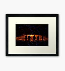 Night Nutters strike again-3 Framed Print