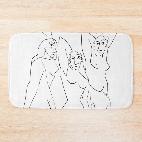 Item preview, Line Art - Les Demoiselles d'Avignon designed and sold by ShaMiLaB.