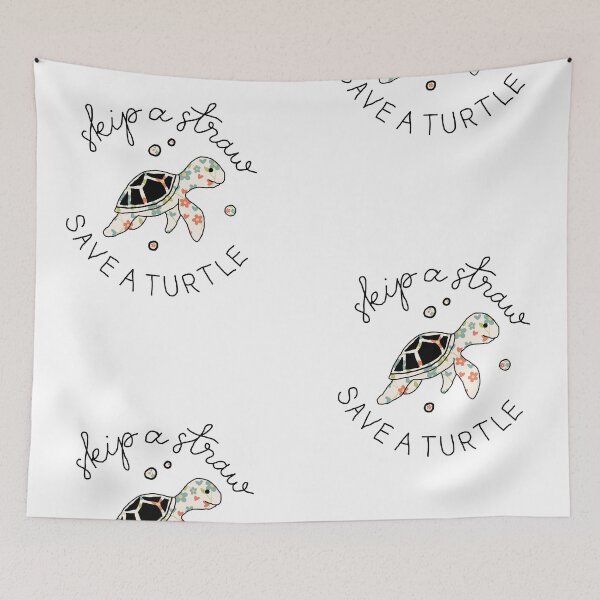 Item preview, Copy of Skip a Straw save a Turtle designed and sold by Sioox.