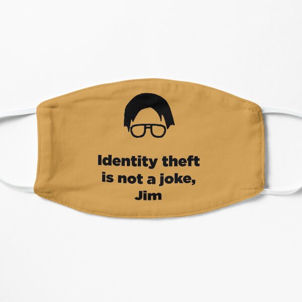 Le vol d'identité au bureau n'est pas une blague Jim Masque sans plis
