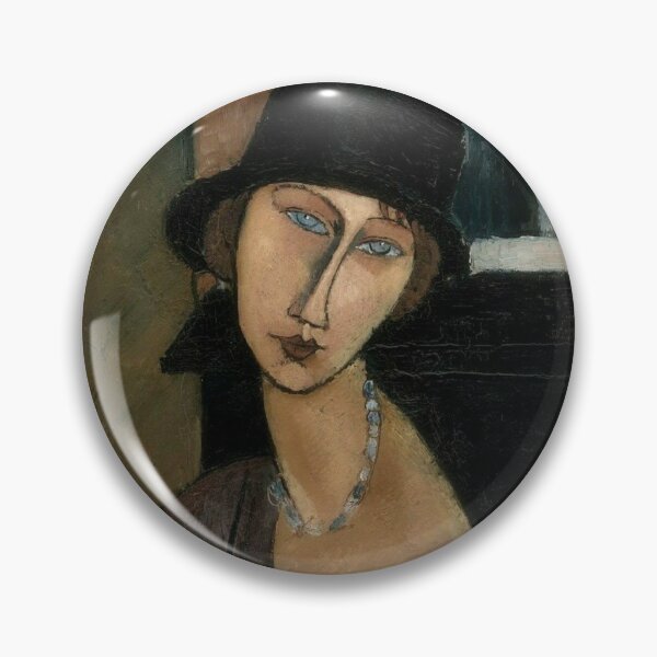 Item preview, Vintage Portrait painting by  Amedeo Modigliani (Italian, Livorno 1884–1920 Paris) designed and sold by Vintage Designs +.