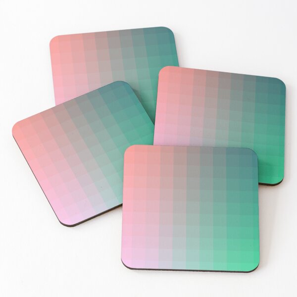 Item preview, Peach Green Color Pixel designed and sold by ShaMiLaB.