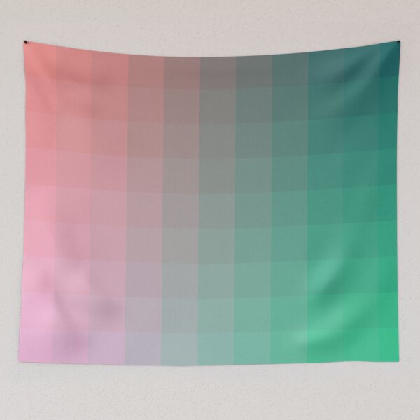 Item preview, Peach Green Color Pixel designed and sold by ShaMiLaB.