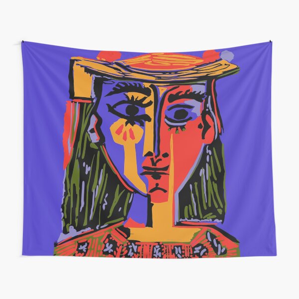 Picasso - Woman's head #4b Tapestry
