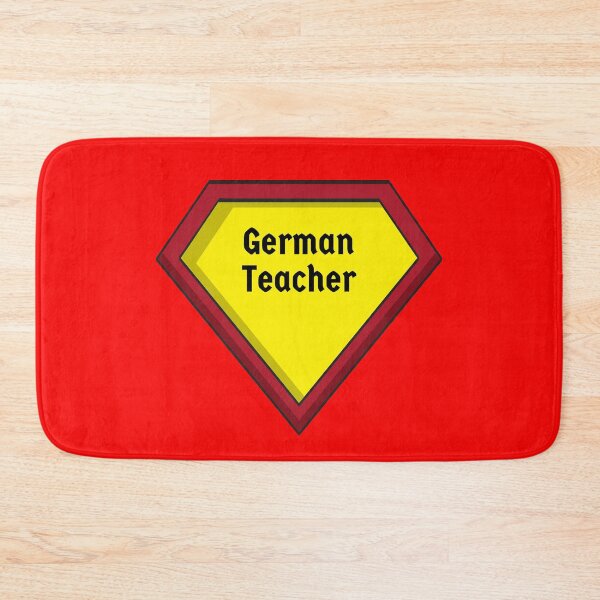 Item preview, German Teacher Superhero Badge  designed and sold by Time4German.