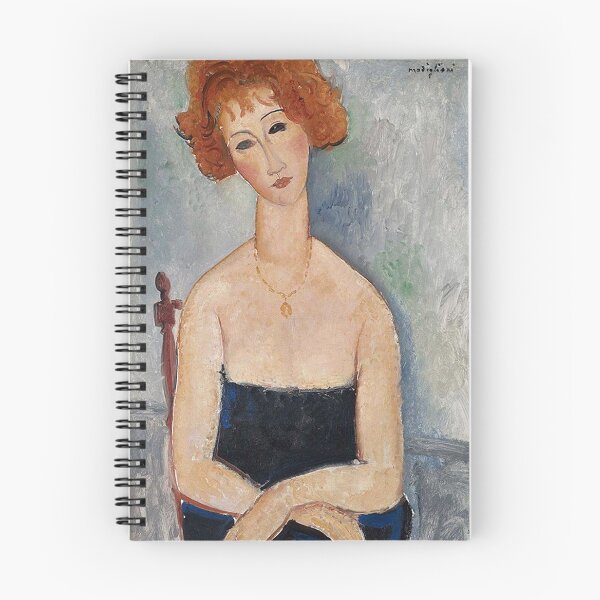 Item preview, Vintage Portrait painting by  Amedeo Modigliani (Italian, Livorno 1884–1920 Paris) designed and sold by Vintage Designs +.