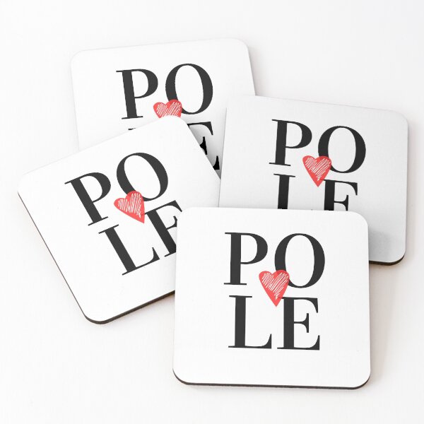 Item preview, Pole LOVE ~  Red Heart Black Graphic Design designed and sold by PoledanceTee.