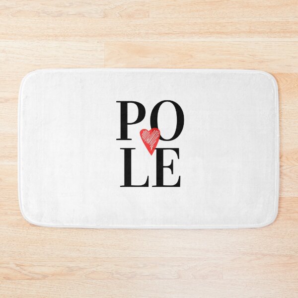 Item preview, Pole LOVE ~  Red Heart Black Graphic Design designed and sold by PoledanceTee.