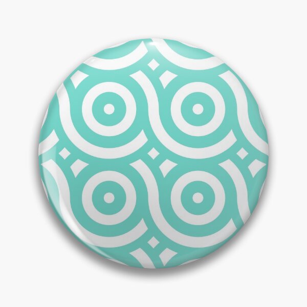 Item preview, Geometric Pattern: Loop: Poolside designed and sold by Red Wolf.