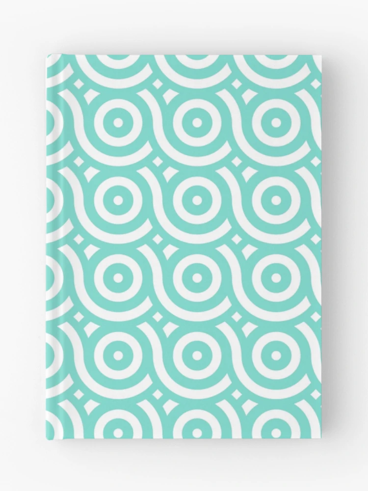 Thumbnail 1 of 3, Journal, Geometric Pattern: Loop: Poolside designed and sold by Red Wolf.