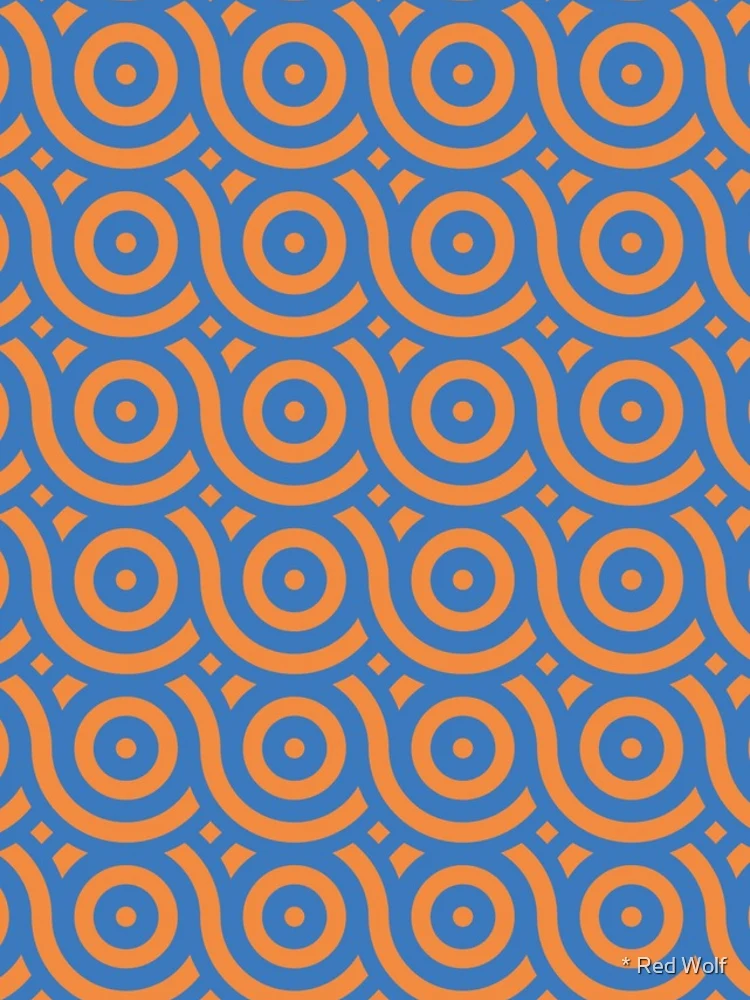 Thumbnail 4 of 4, iPhone Case, Geometric Pattern: Loop: Sunset Dramatica designed and sold by Red Wolf.